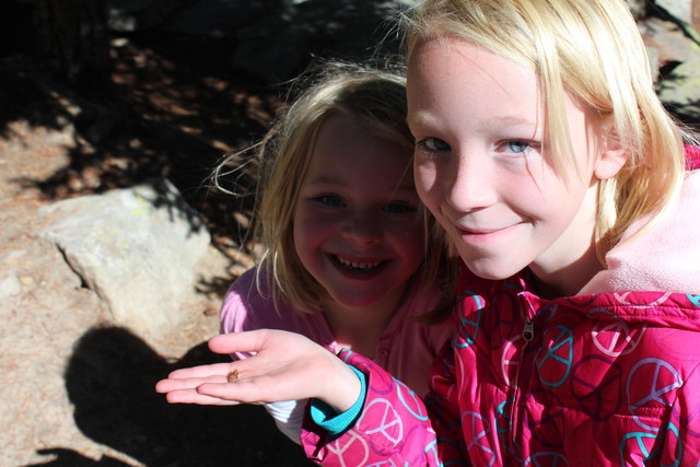 Sarah and Emma at Provo River Falls