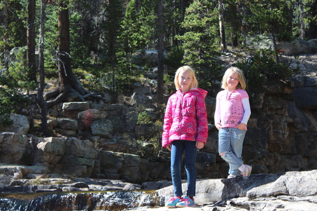 Sarah and Emma at Provo River Falls