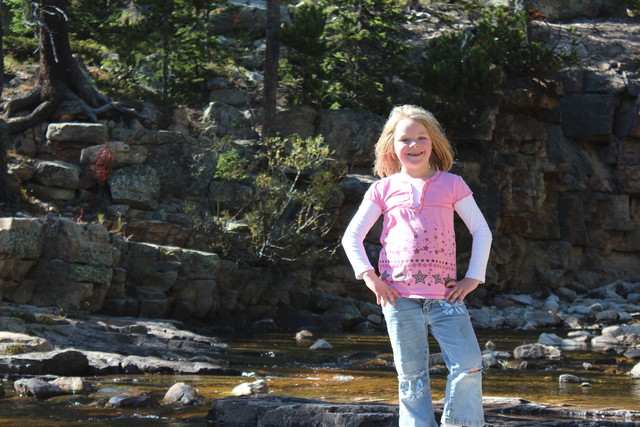 Sarah at Provo River Falls