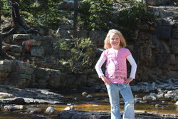 Sarah at Provo River Falls