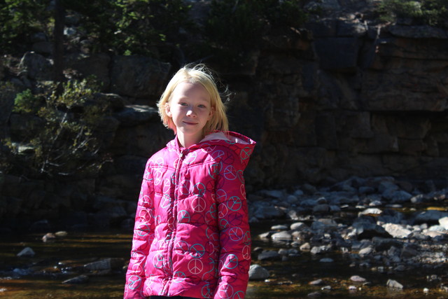 Emma at Provo River Falls