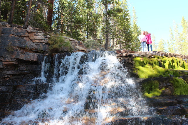 Sarah and Emma at Provo River Falls