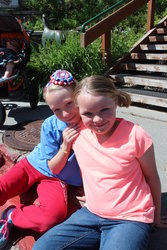 Emma and Sarah at Park City Parade