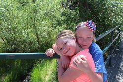 Emma and Sarah at Park City Parade