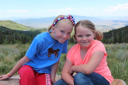 Emma and Sarah above Park City