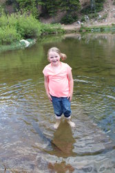 Sarah at Bloods Lake