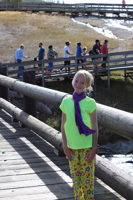 Emma in Yellowstone