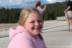 Sarah in Yellowstone
