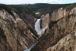 Lower Falls in Grand Canyon of the Yellowstone