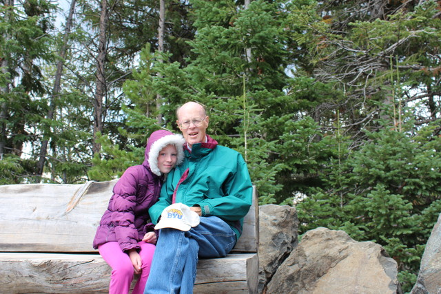 Emma and Tom in Yellowstone