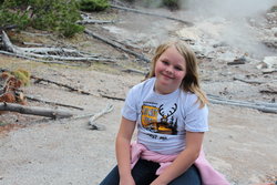 Sarah in Yellowstone
