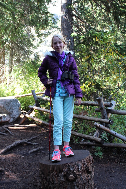 Emma on Hidden Falls Trail in Grand Teton National Park