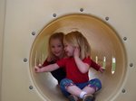 Emma and Andrea at a park