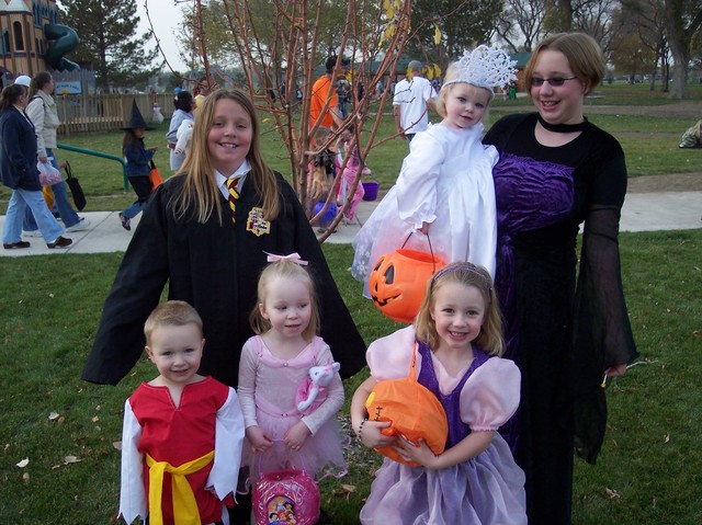 Cousins on Halloween