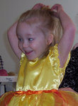 Emma at Fancy Nancy birthday party