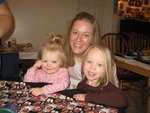 Sarah, Amelia, and Emma at Thanksgiving