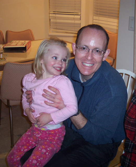 Sarah and David on Emma's 6th Birthday