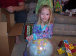 Emma on Christmas morning