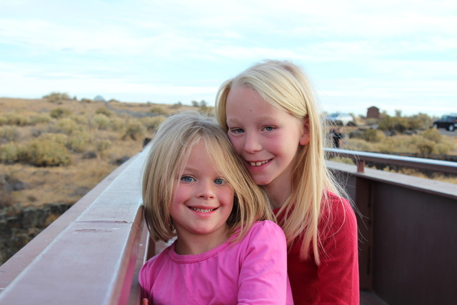 Sarah and Emma at Malad Gorge