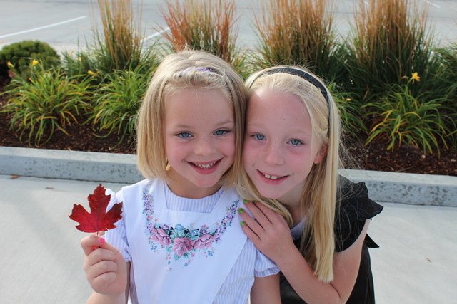 Sarah and Emma at Boise Temple Open House