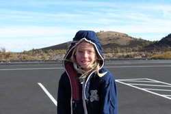 Emma at Craters of the Moon