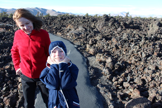 Emma and Valerie at Craters of the Moon