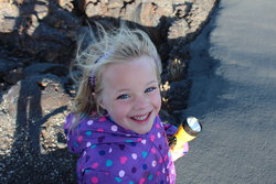 Sarah at Craters of the Moon