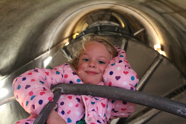 Sarah in the Astoria Column