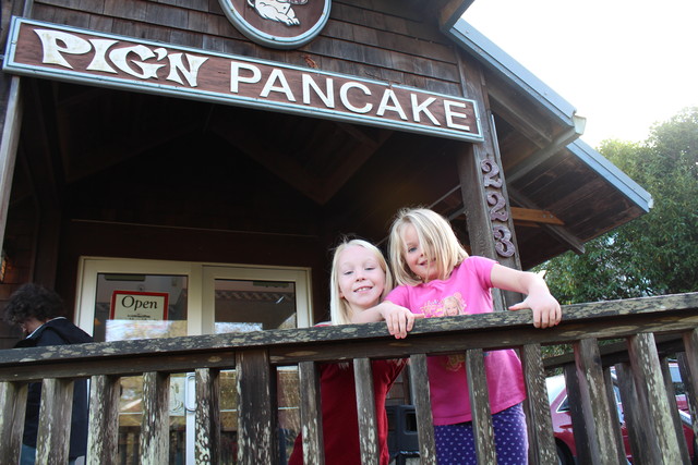 Emma and Sarah at Pig & Pancake