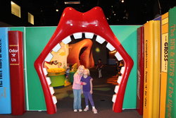 Emma and Sarah at the OMSI